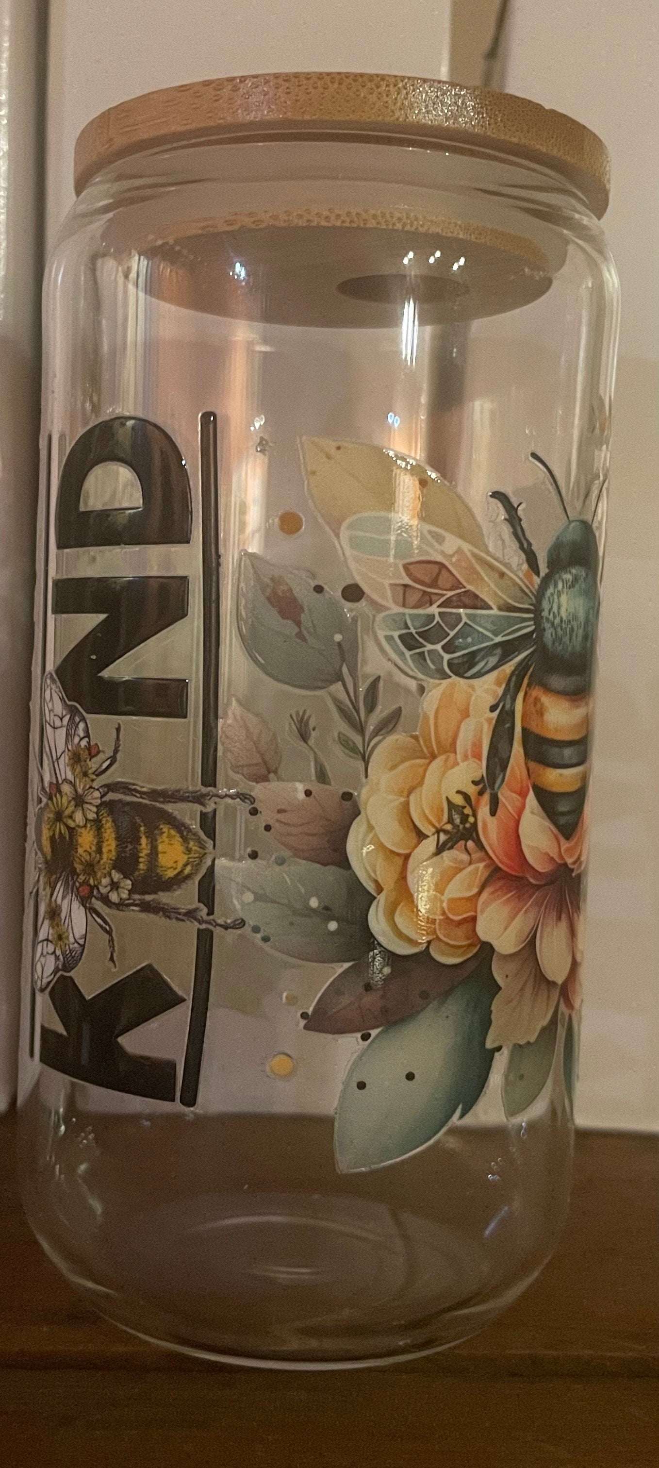 Verre en verre Abeille