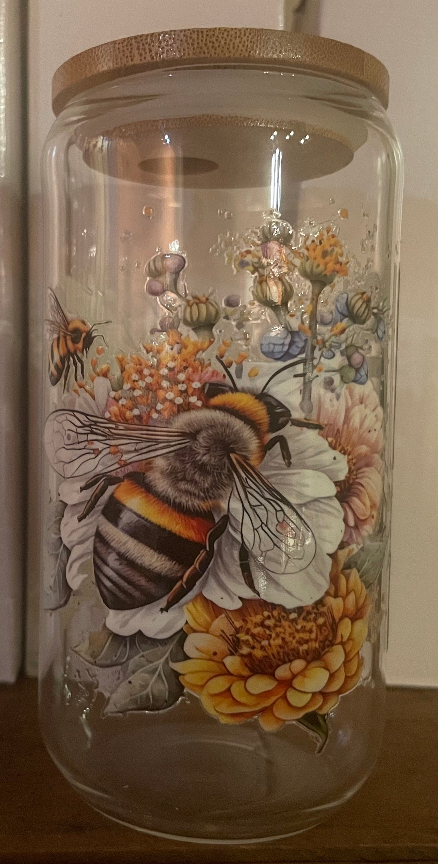 Verre en verre Abeille