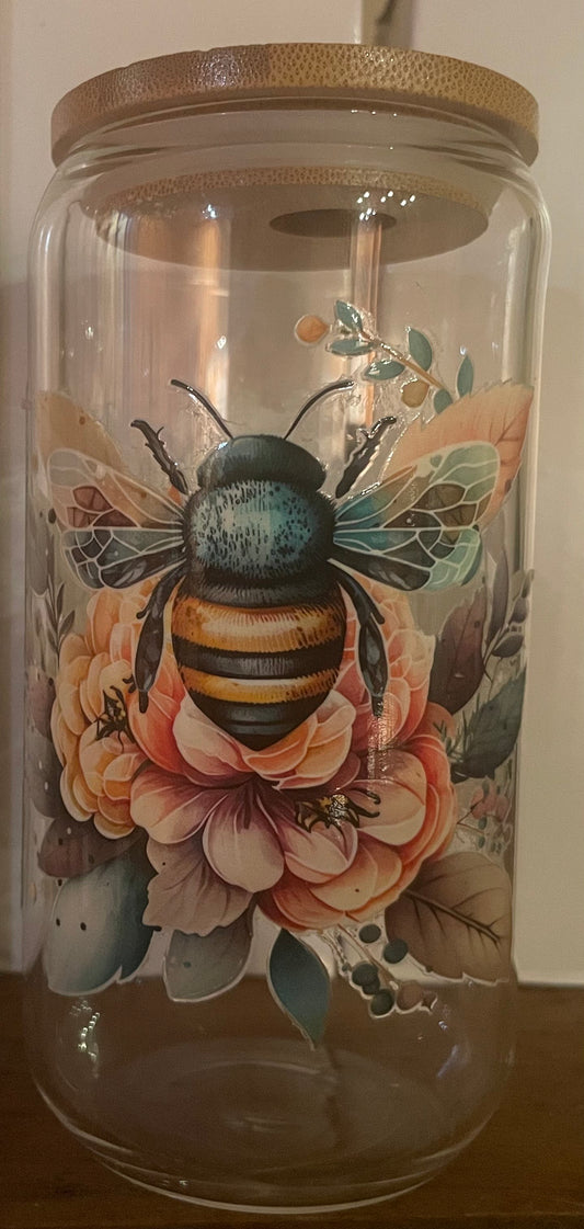 Verre en verre Abeille